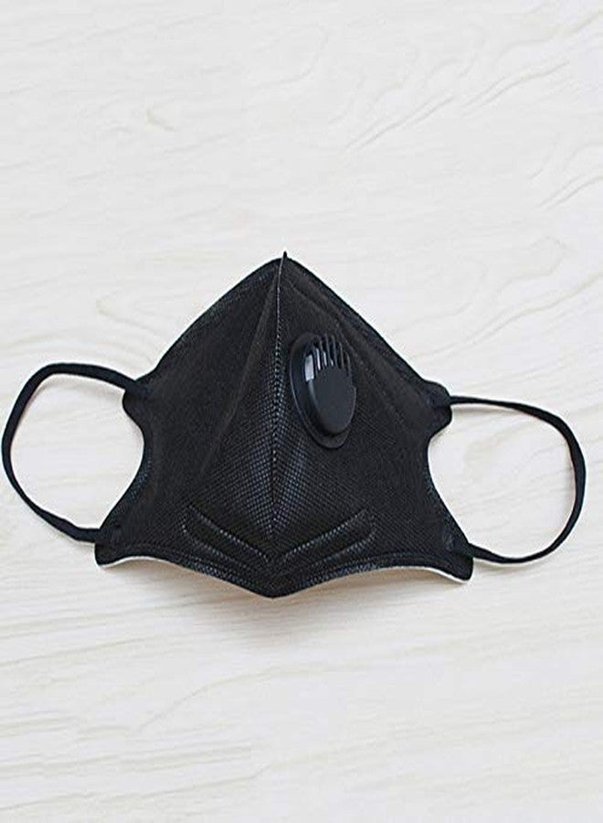 قناع غوربيك المضاد للتلوث PM2.5 مع الكربون النشط، قطعة واحدة (أسود) - Image 4